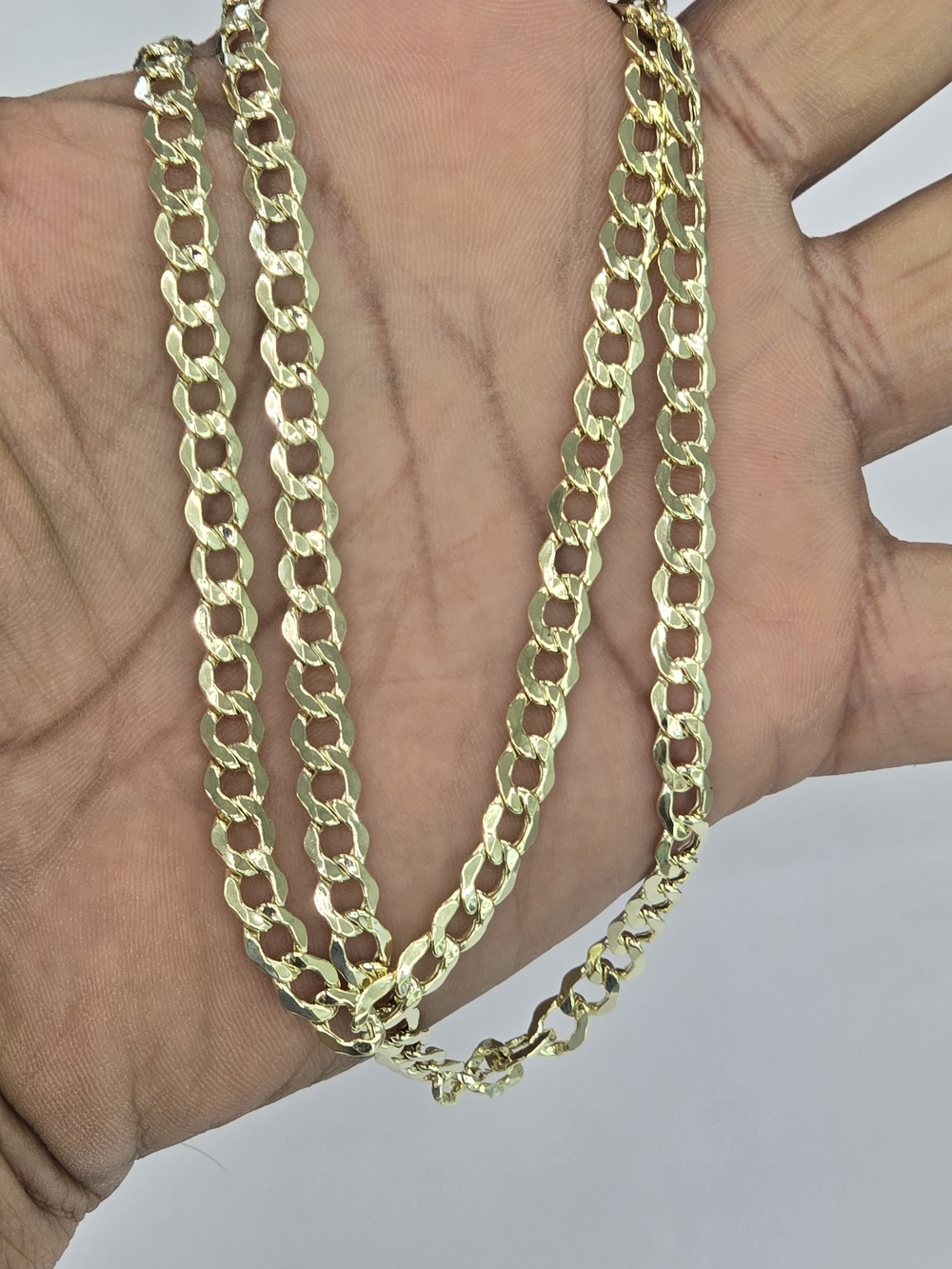 10k Real Gold Cuban Chain 5.6mm 22 Inches
